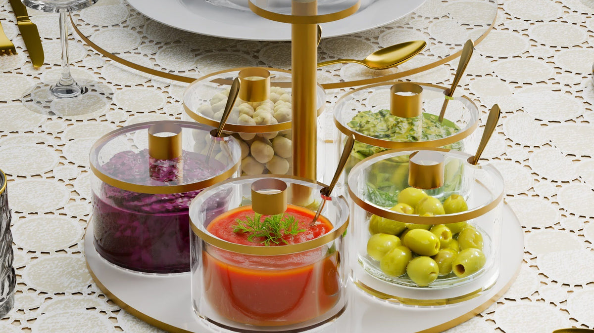 Lucite Dip Dishes: How to Choose a Dip Set for Your Shabbos Table