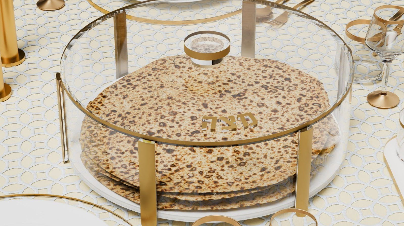 Modern Seder Plates for Elegant Pesach Tables