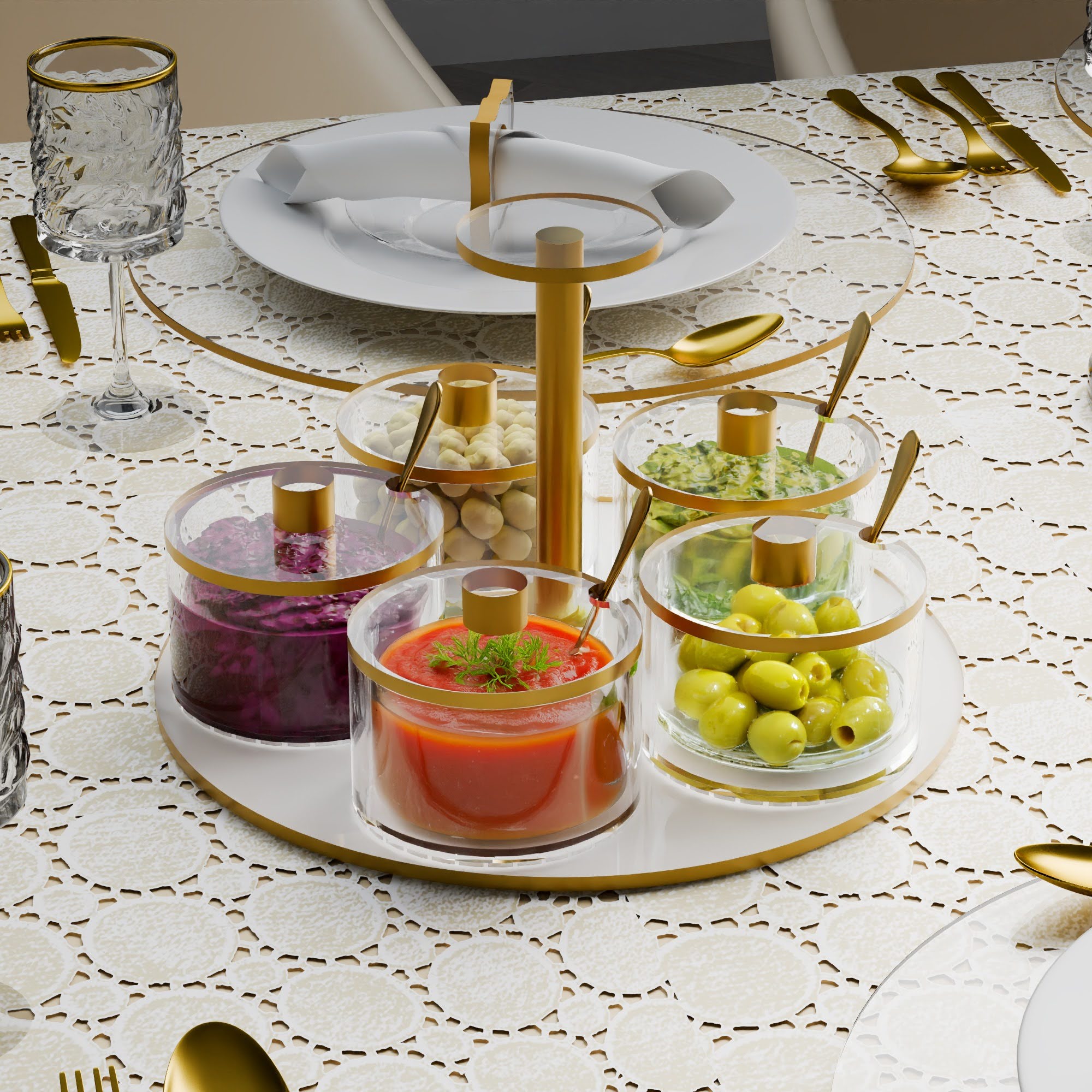 Lucite Dip Dishes: How to Choose a Dip Set for Your Shabbos Table