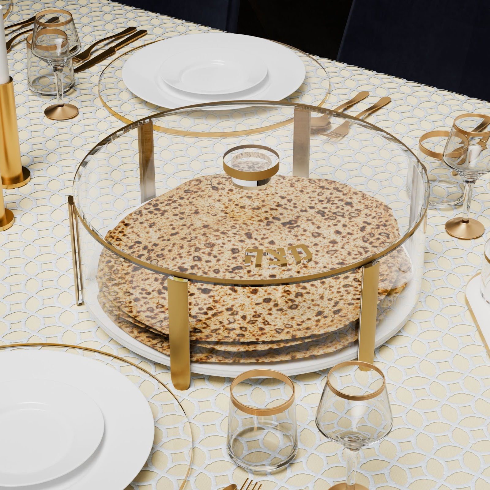 Modern Seder Plates for Elegant Pesach Tables