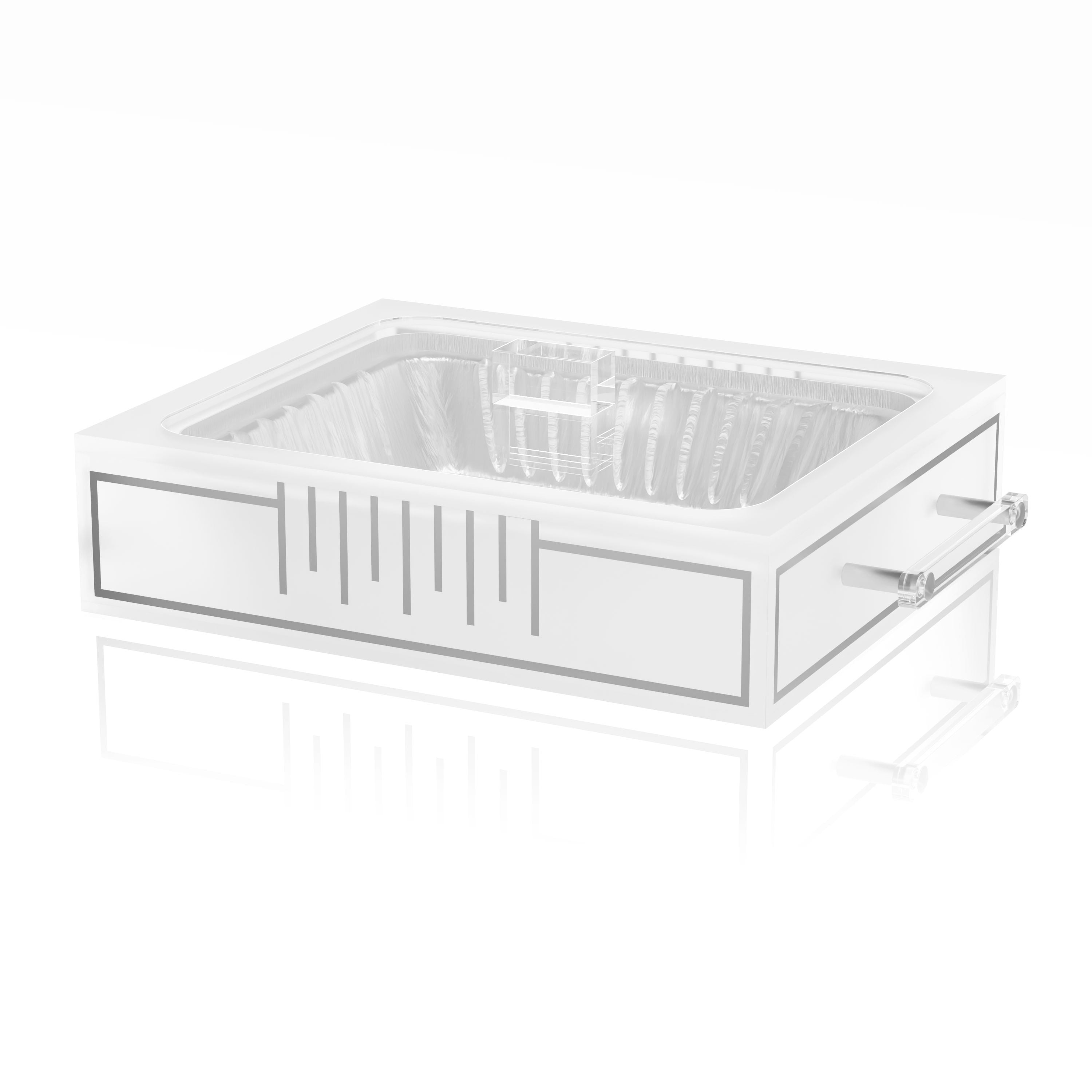 Classic 9 x 13 Pan Holder Lucite Tableware Judaica | Feldart