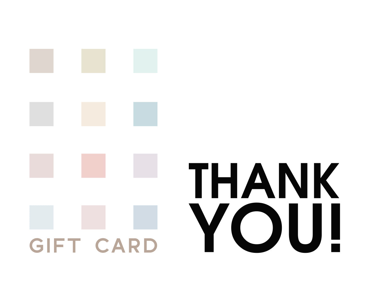 Thank You greeting card front cover